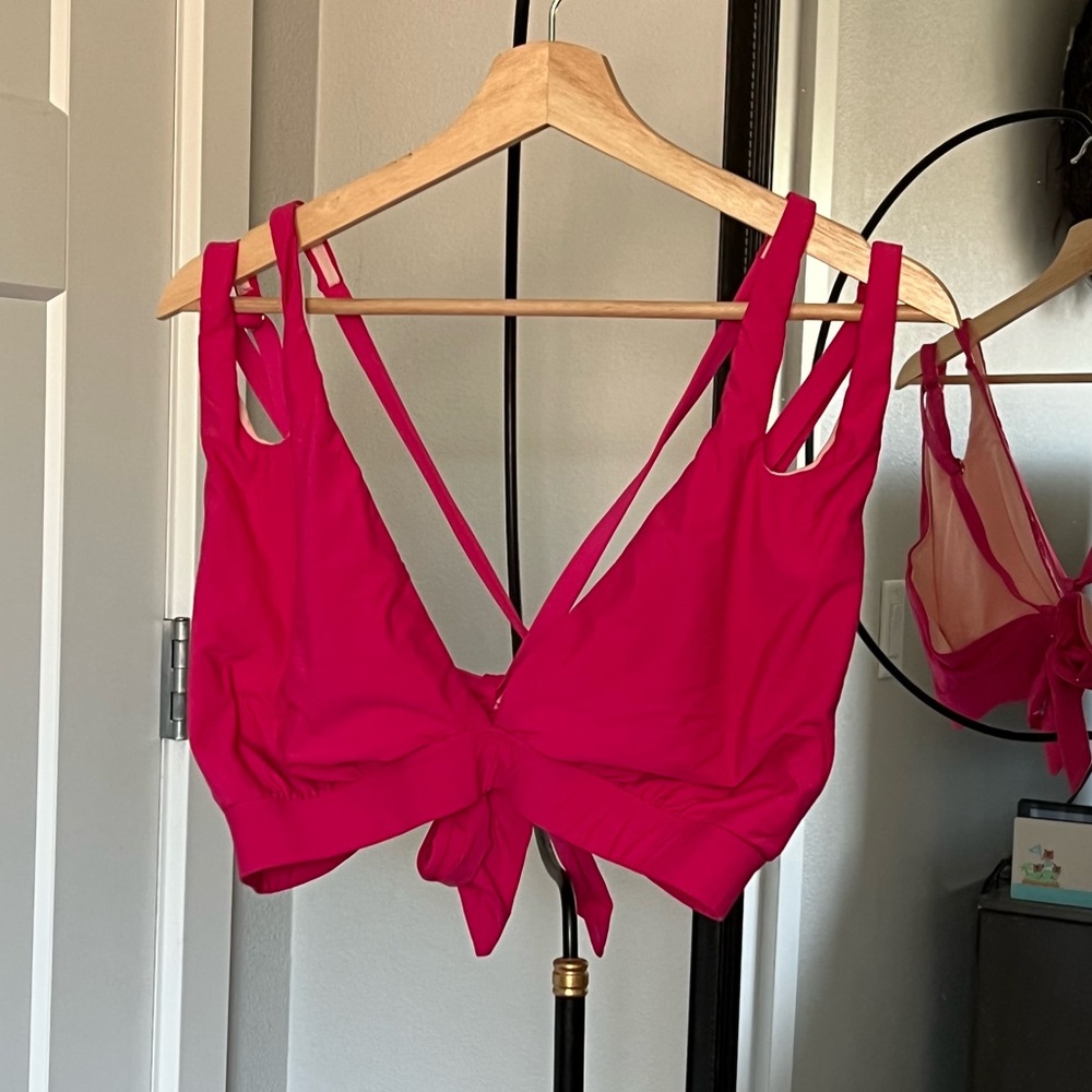Hot Pink Strappy Bikini by Time and Tru Size 2X